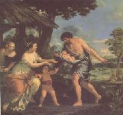 Pietro da Cortona Romulus and Remus Brought Back by Faustulus (mk05) china oil painting reproduction